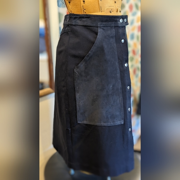 Theory real leather skirt. - Picture 3 of 16